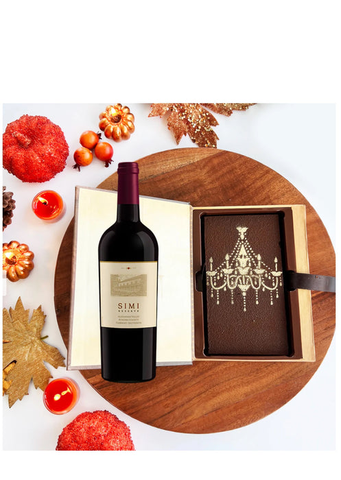 Chocolate Ganache Cake w/Wine