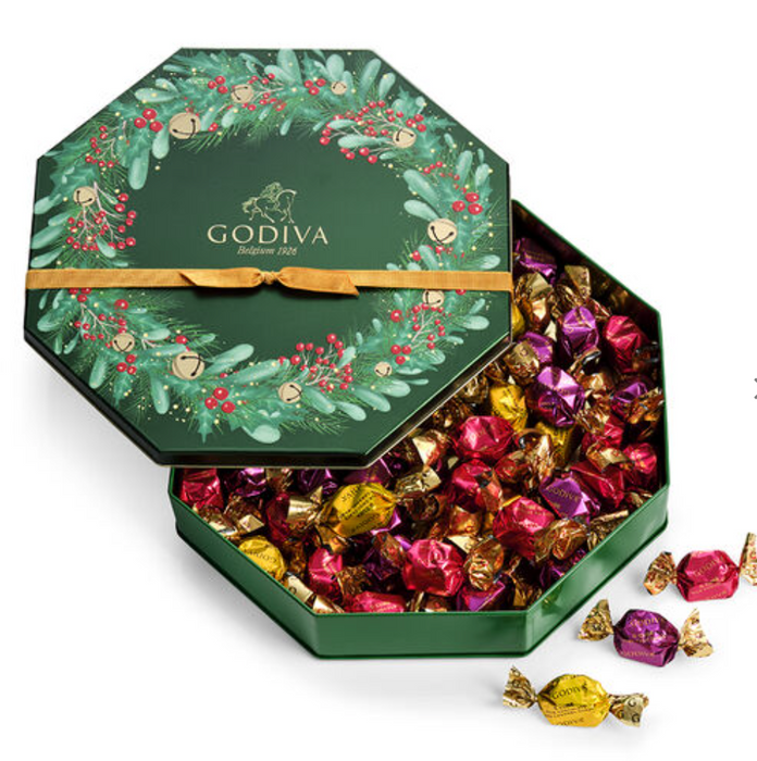 Godiva 50pc Holiday Tin