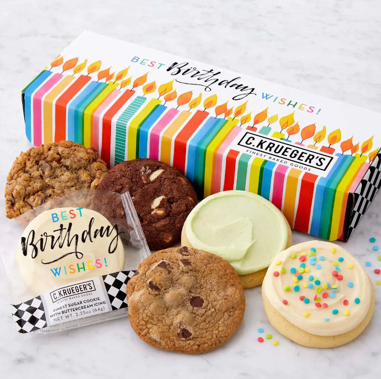 Happy Birthday Cookie Box