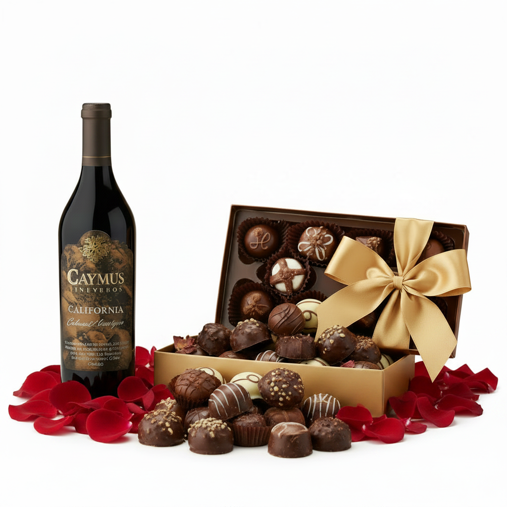 Caymus California Cabernet w/Sweet Shop Truffles