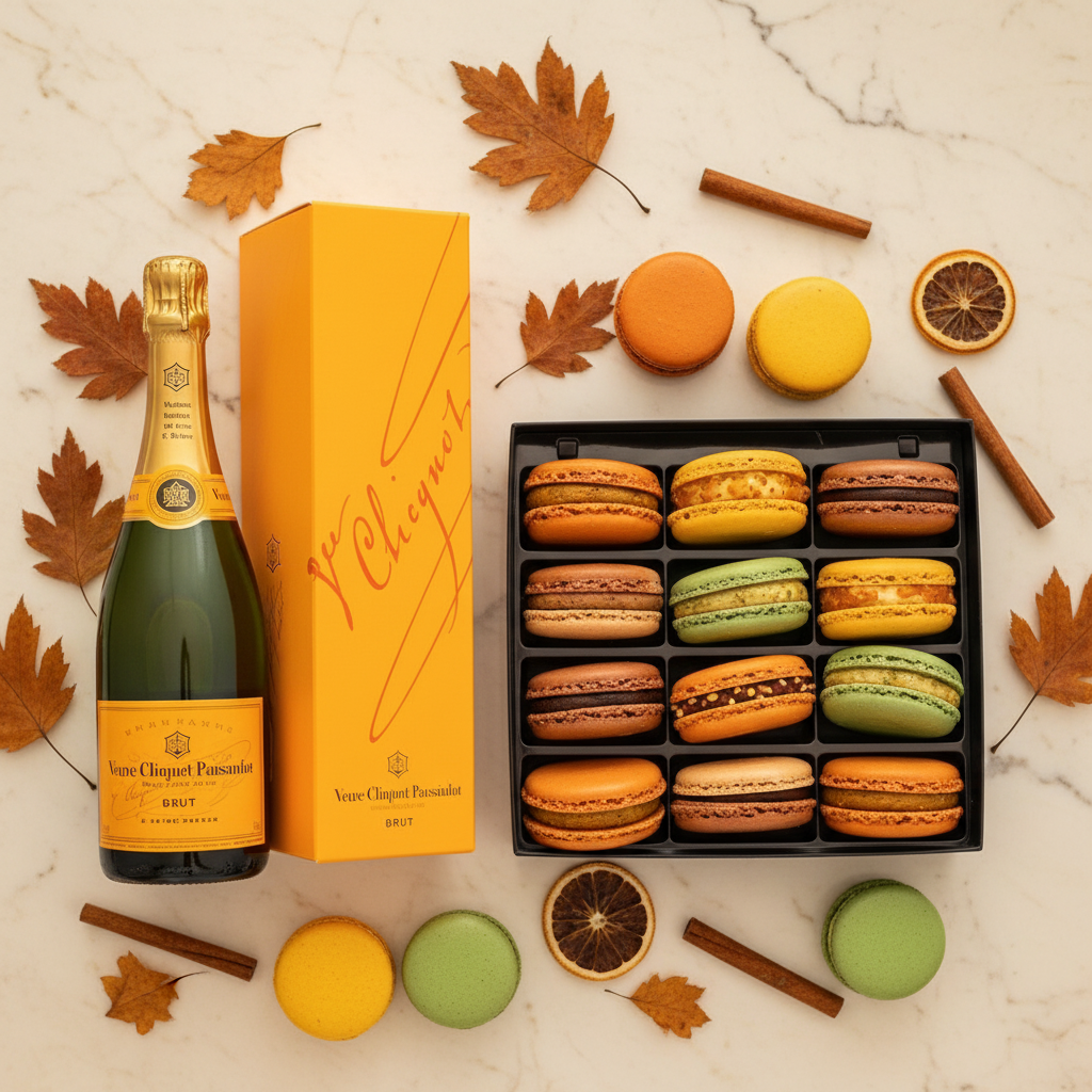 Fall Macarons w/Veuve Clicquot Brut
