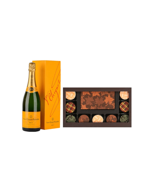 Veuve Cliquot w/Fall Chocolates