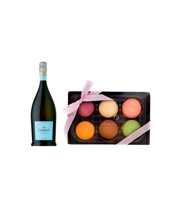 LaMarca Prosecco W/6pc Macarons