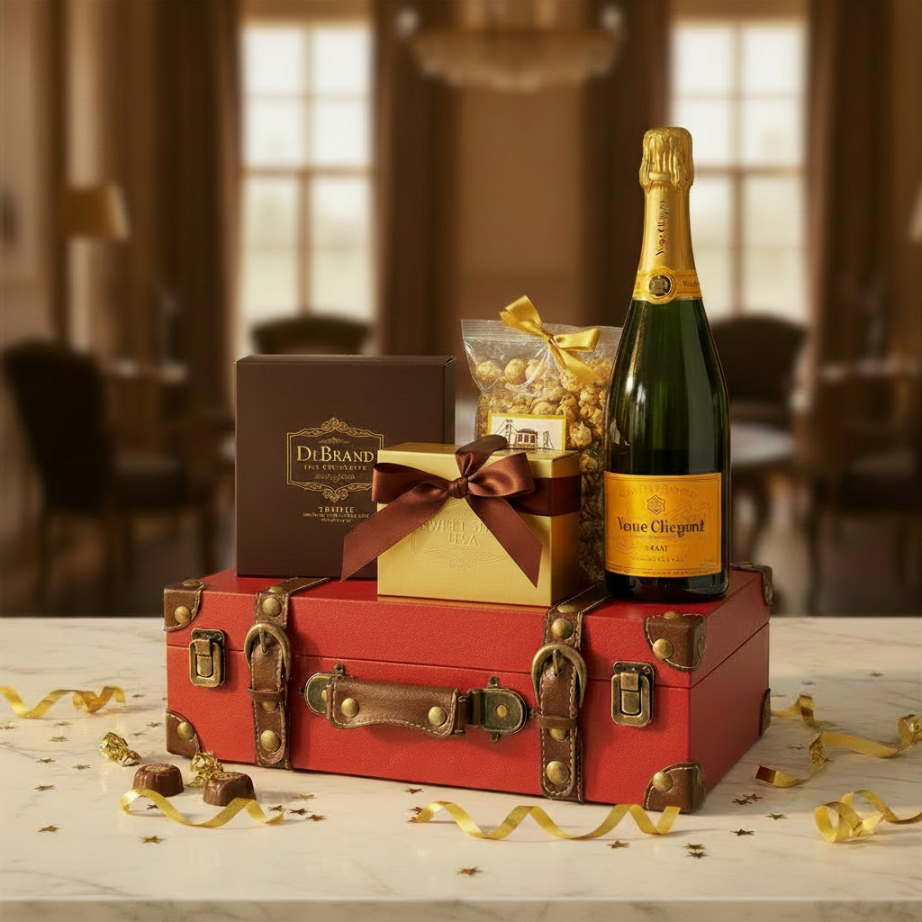 Veuve Clicquot Faux Leather Briefcase