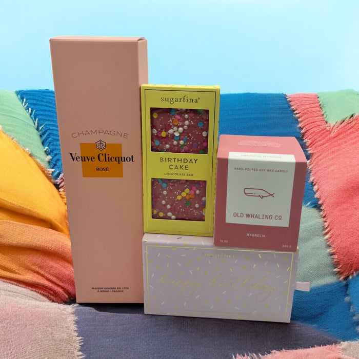 Veuve Clicquot Rose Birthday Box