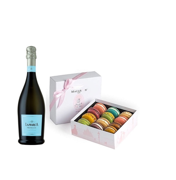 Prosecco & Pastel Macarons