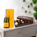 Veuve Clicquot Brut Champagne and 12pc artisan truffles