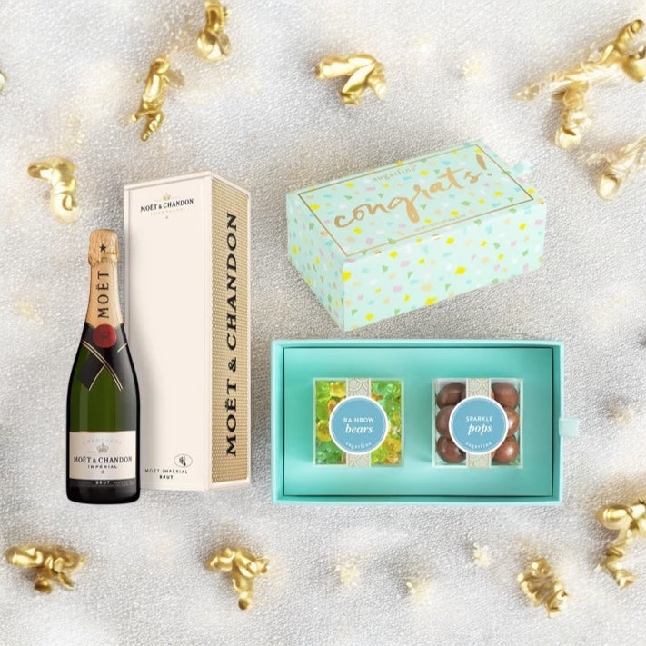 Congrats 2pc. Sugarfina Candy w/Moet Brut Champagne