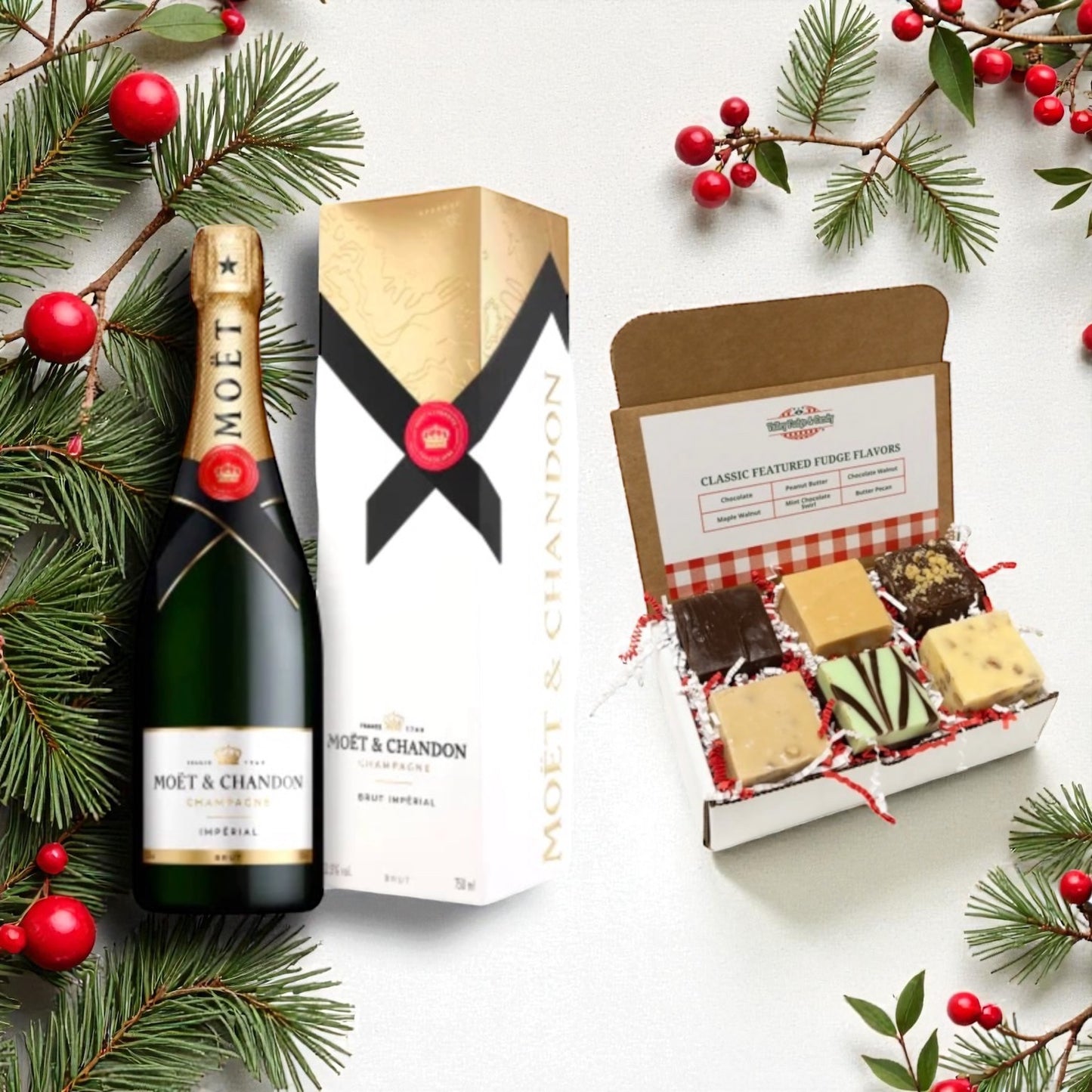 Moet & Chandon Brut & Holiday Fudge