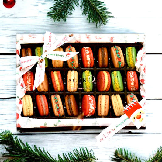 Large Box of Pastel Macarons