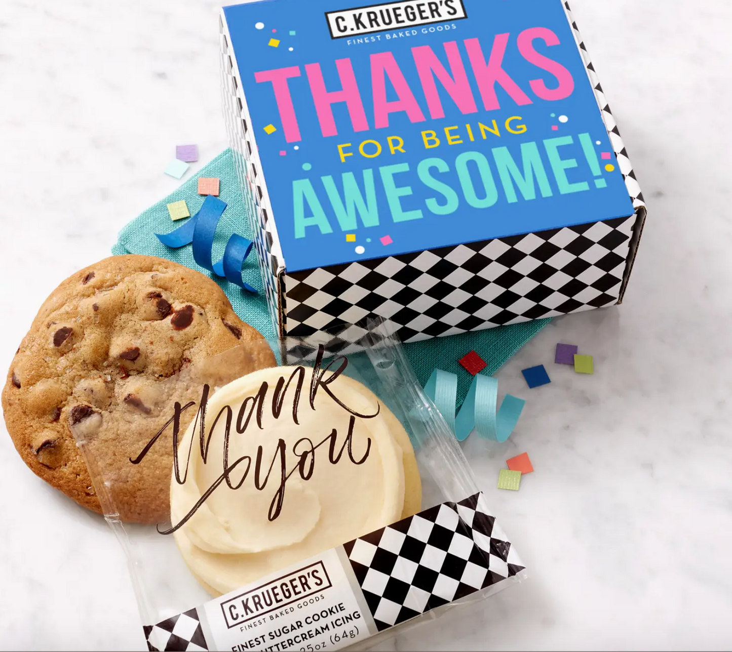 Thanks for Being Awesome Duo Cookie Gift