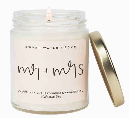 Mr. & Mrs. 9 oz Soy Candle
