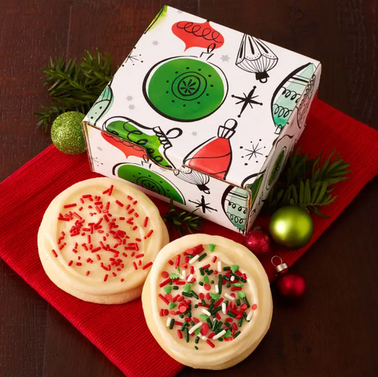 Holiday Ornament Iced Duo Cookies