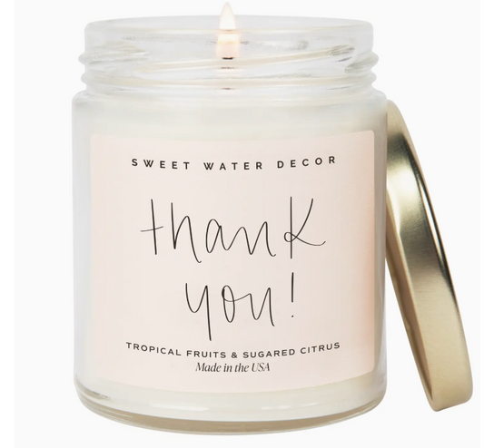 Thank You Candle