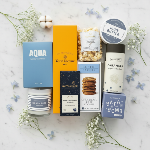 Champagne & Coastal Gift Box