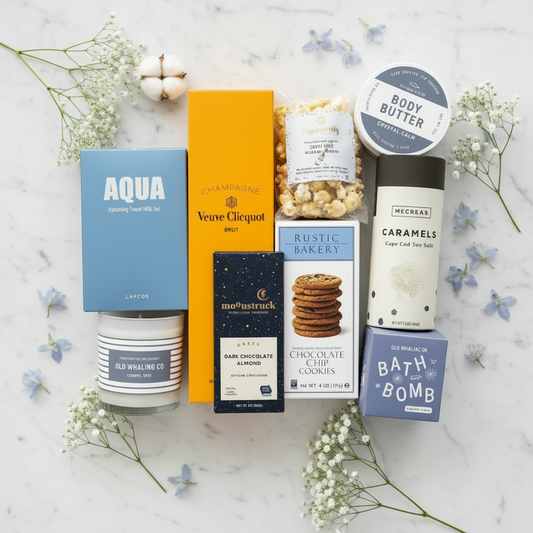 Champagne & Coastal Gift Box