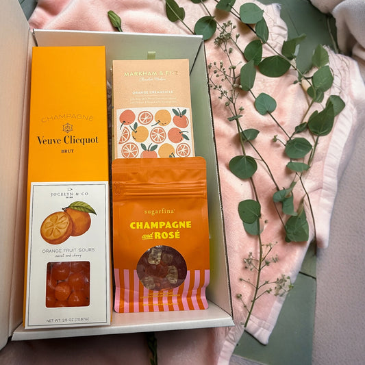 Champagne & Rose Gift Box