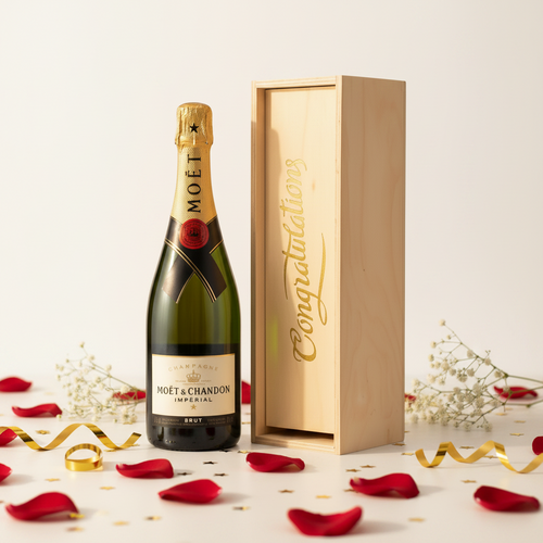 Congratulations Moet & Chandon Champagne Crate