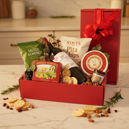 Merlot in Red Gift Box