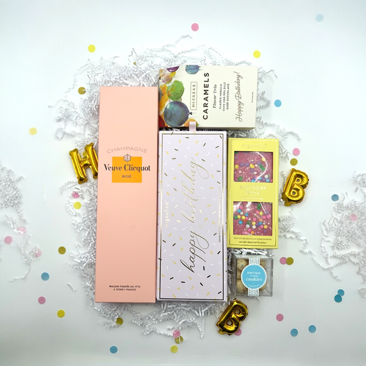 Veuve Clicquot Rose Birthday Box