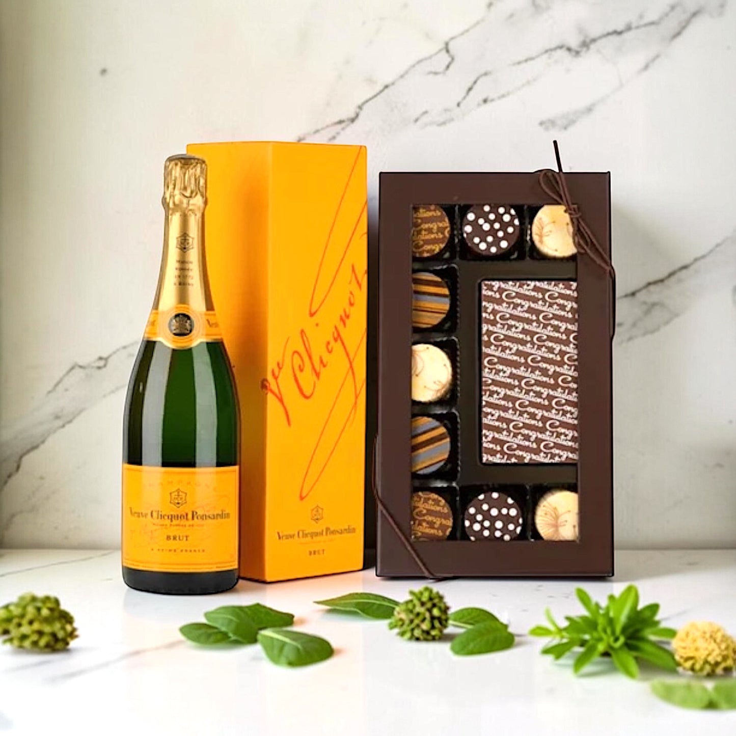 Veuve Clicquot Champagne & Congratulations Truffles