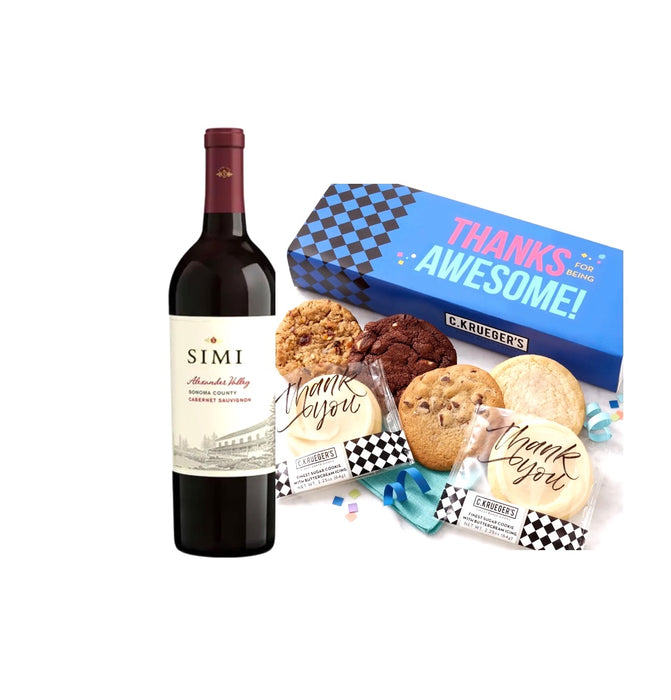 Thanks So Much Cookies w/Simi Cabernet