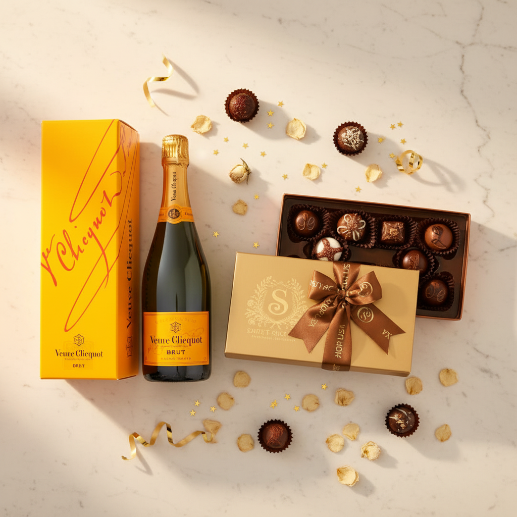 Veuve Clicquot Brut w/Sweet Shop Truffles
