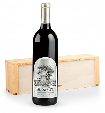 Silver Oak Alexander Valley Wine Crate