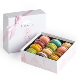 12pc Box Pastel Macarons