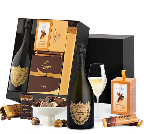 Dom Perignon & Gourmet Chocolate  Gift Set