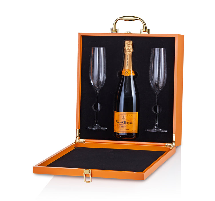 Veuve Clicquot w/Flutes Suitcase