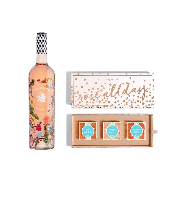 Summer In A Bottle Rose w/Sugarfina Rose All Day Candy